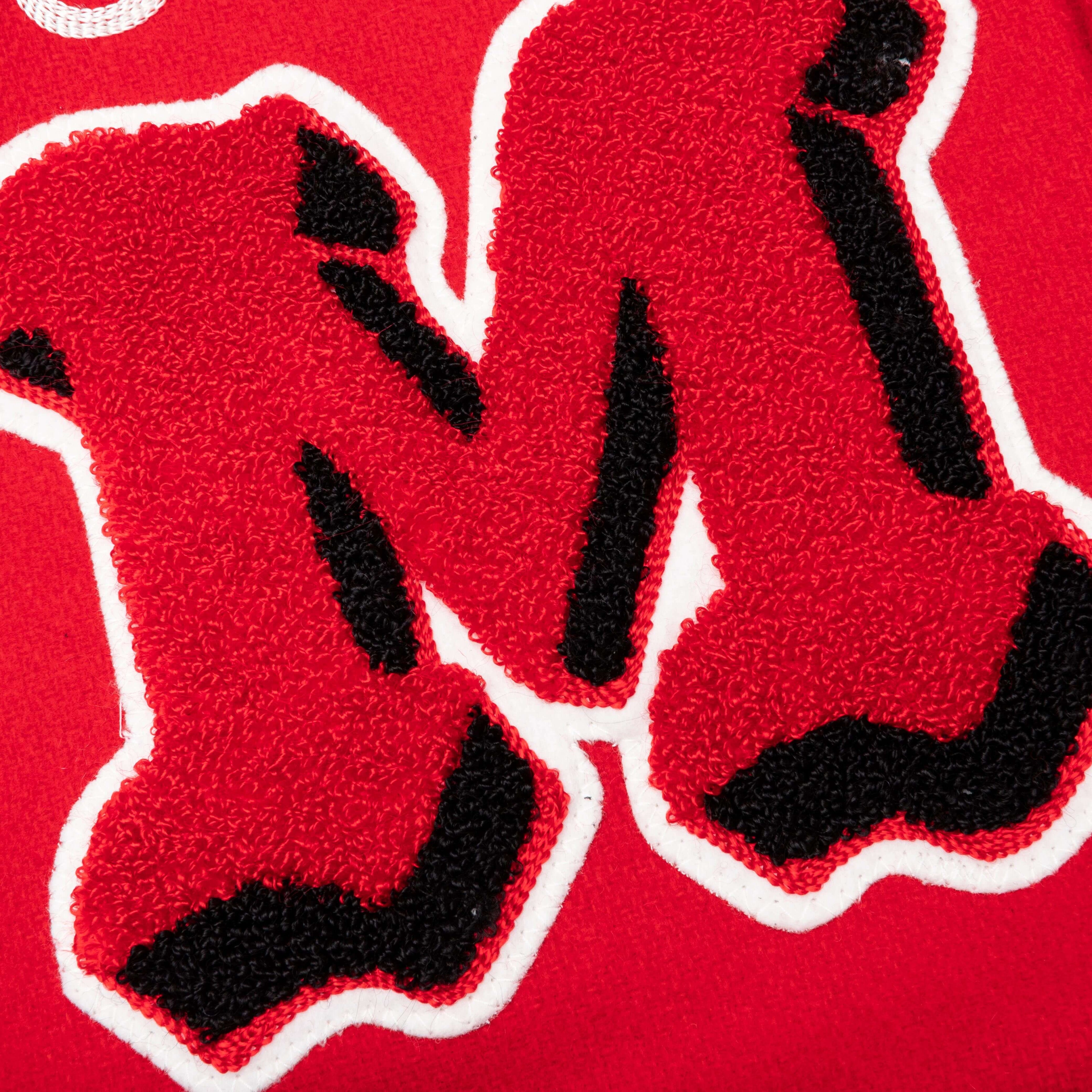 Saint Michael Devil Varsity Jacket Red