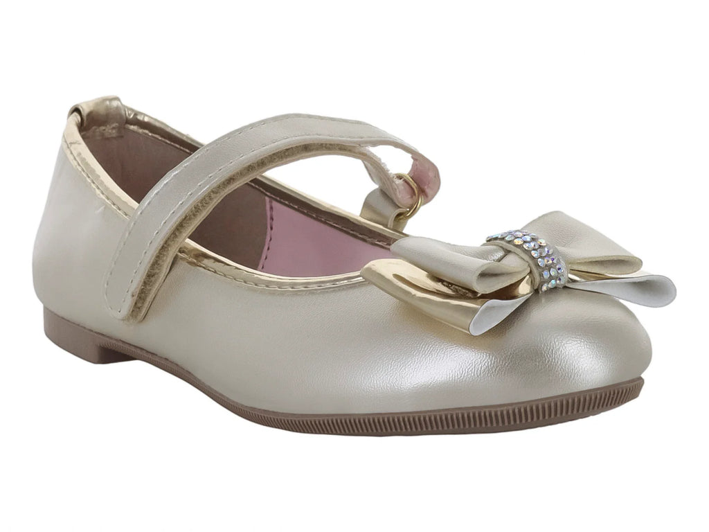 Zapatos Tropicana Dorado Metálico para Niña