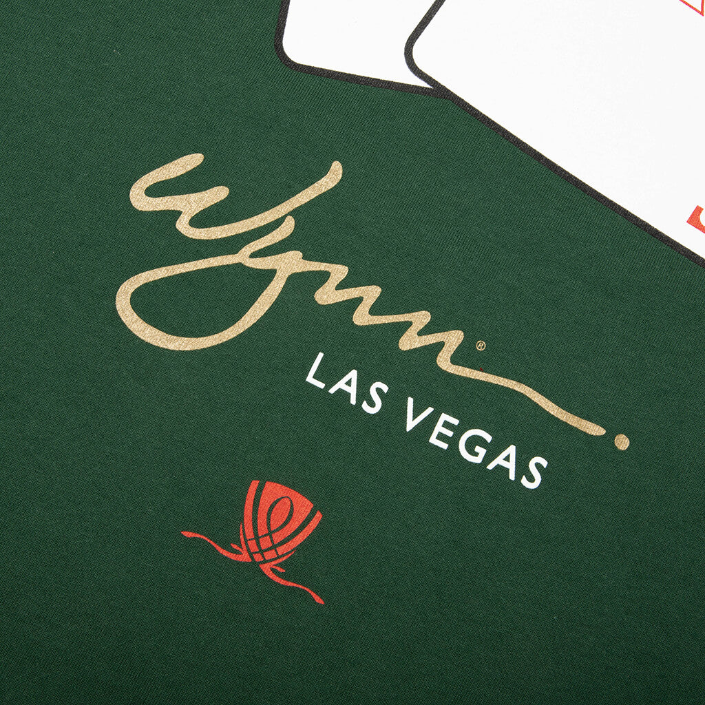 FEATURE x Wynn Cards Tee Dark Green