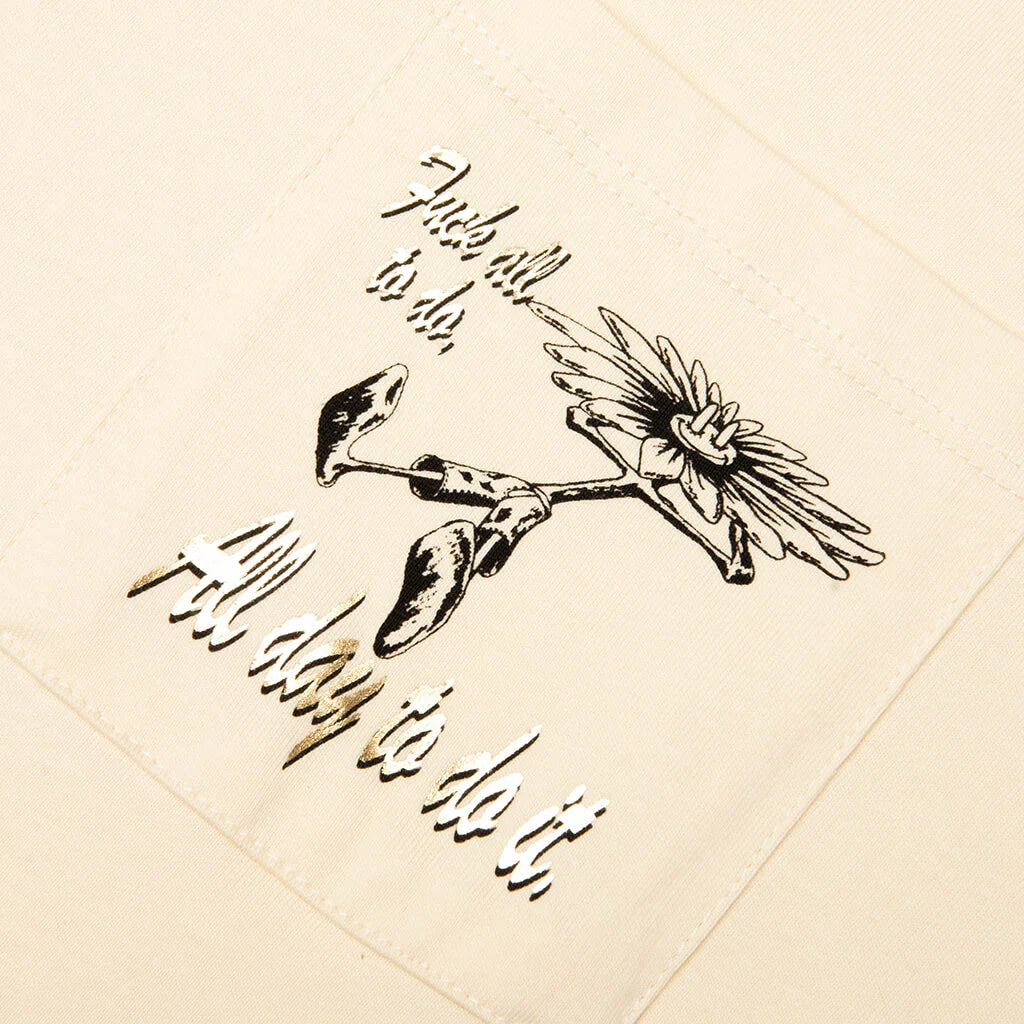 Fuck All To Do Ringer Tee Birch