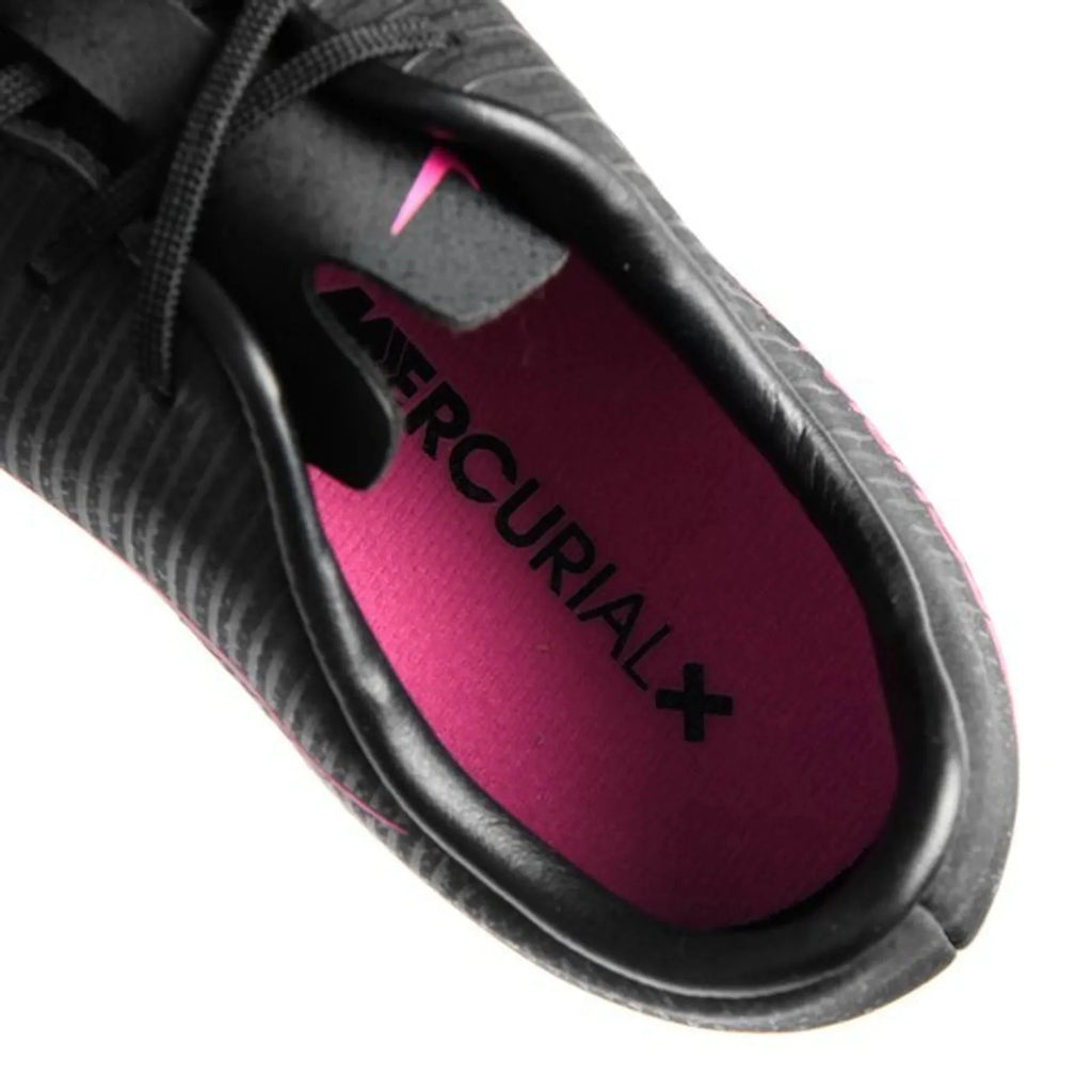 Nike Jr MercurialX Vapor XI IC Indoor Soccer Shoes Black Pink Blast