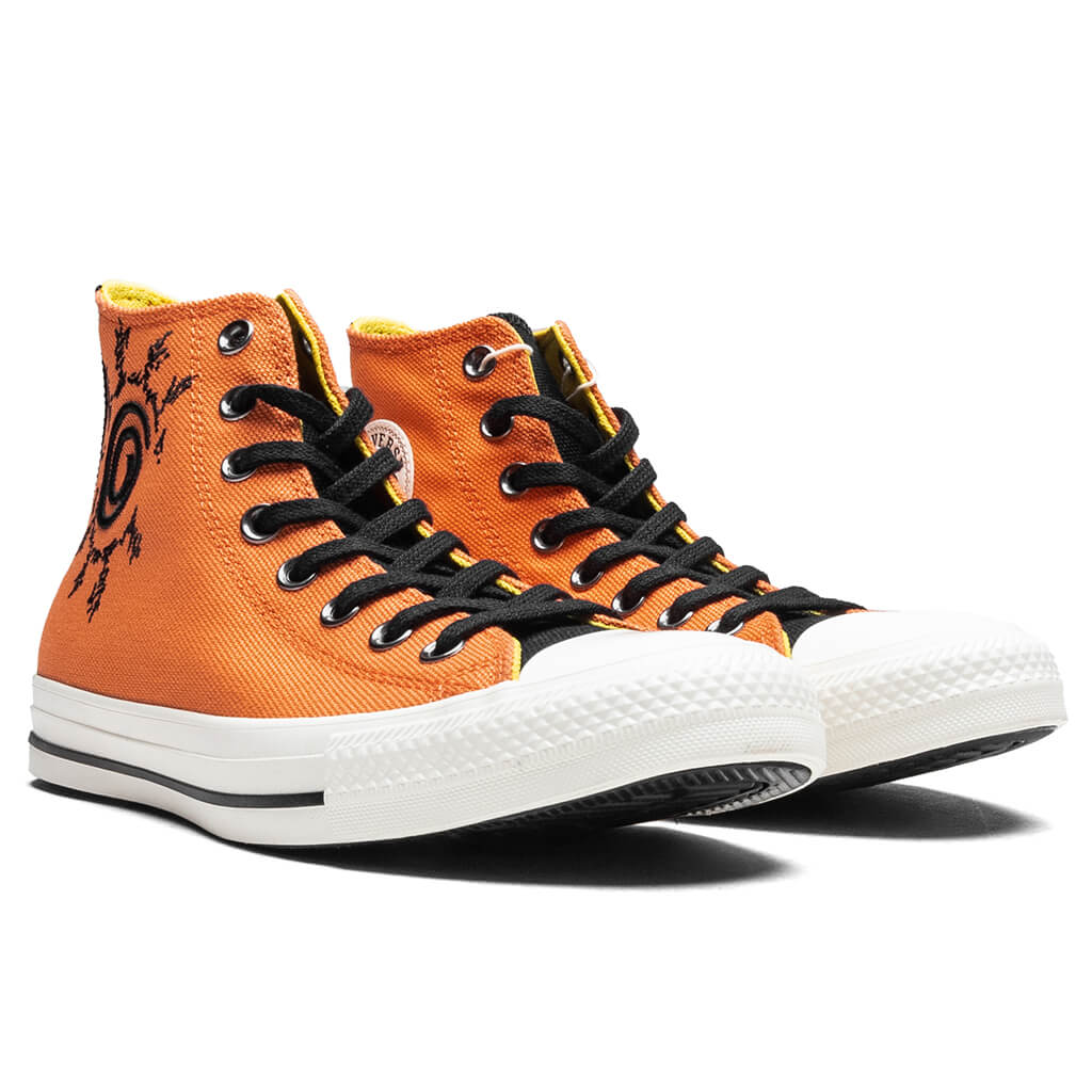 Converse x Naruto Chuck Taylor All Star Hi Egret Pale Magma Black