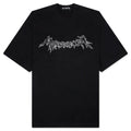 OGlassbeaded S S Tee Black