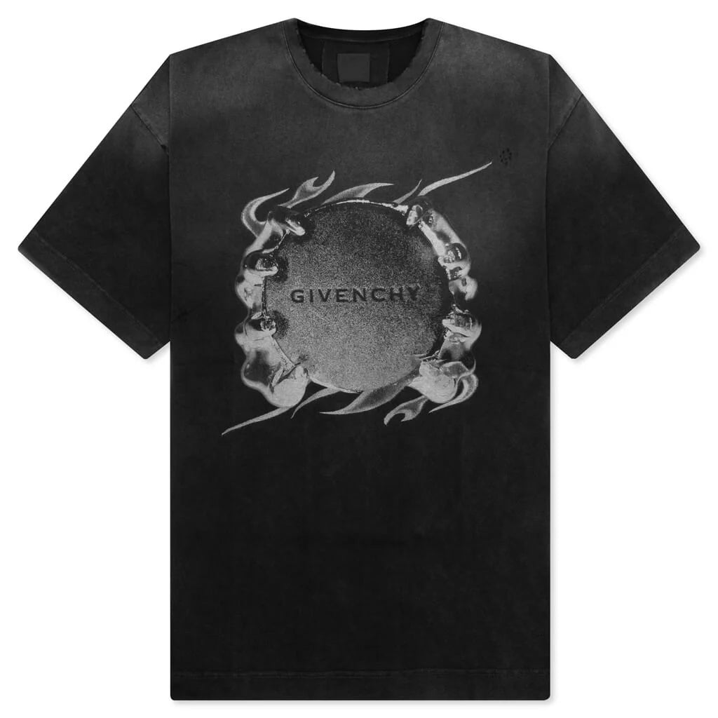Casual Fit No Pocket T Shirt Black