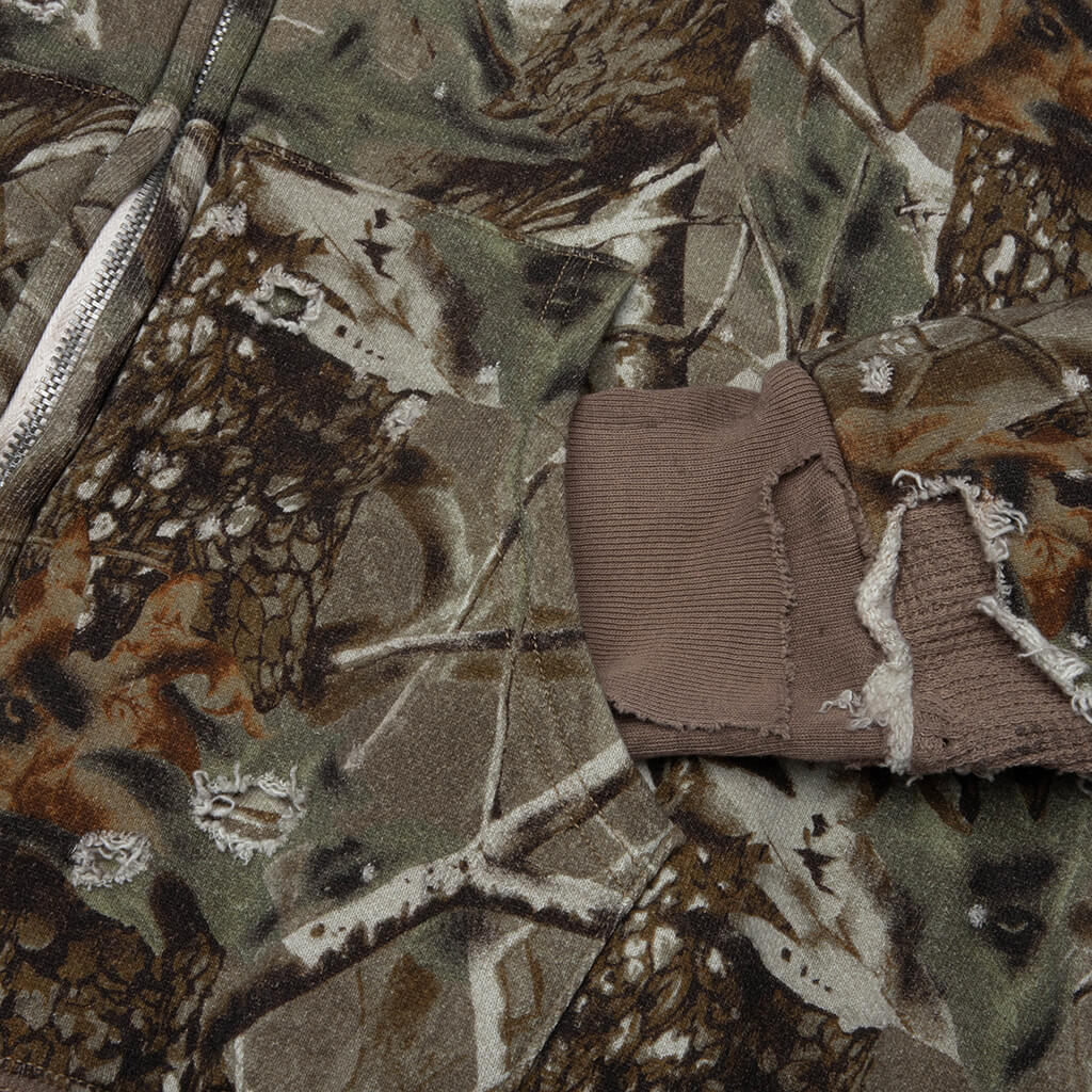 Saint M6 x BAPE Shark Zip Hoodie Wood Camo