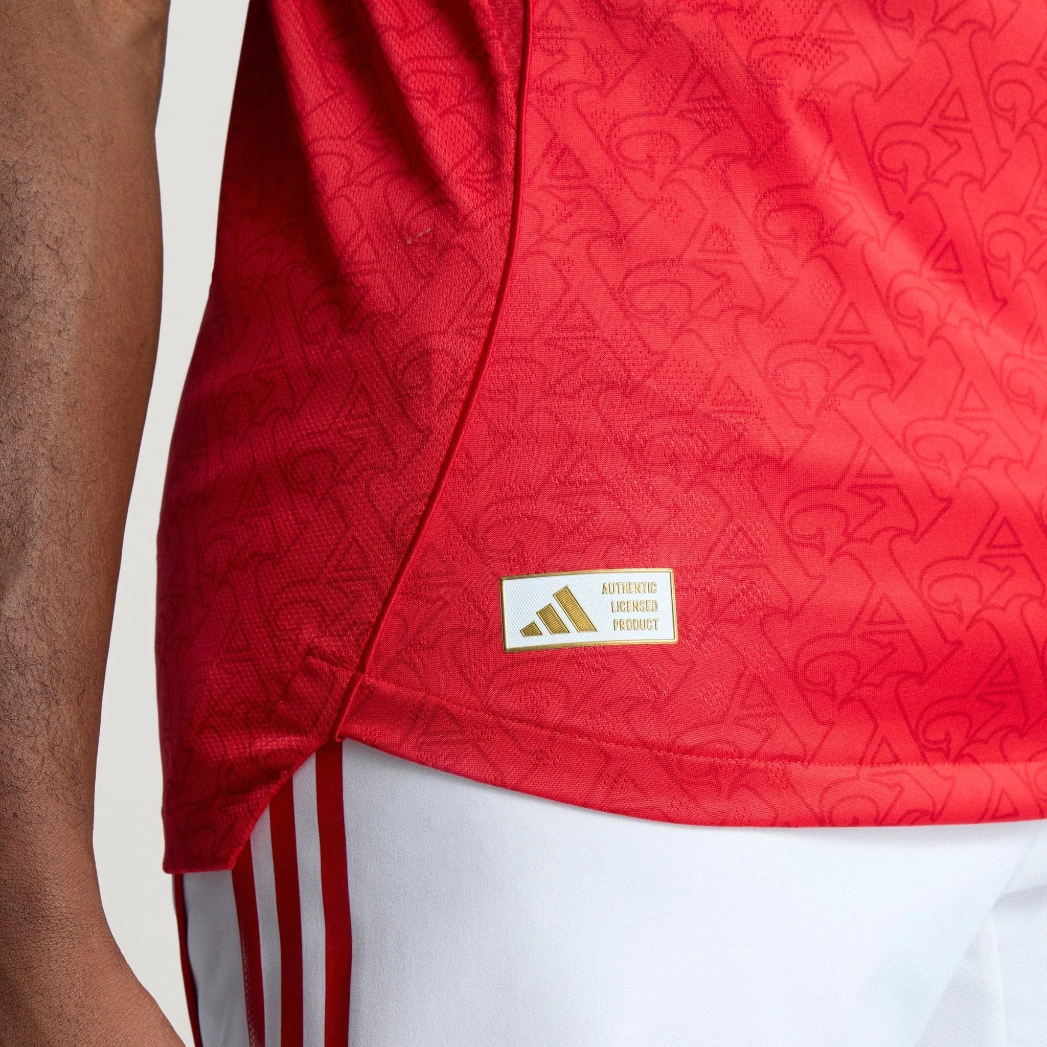 adidas Mens Arsenal Home Authentic Jersey 25 26 Scarlet White