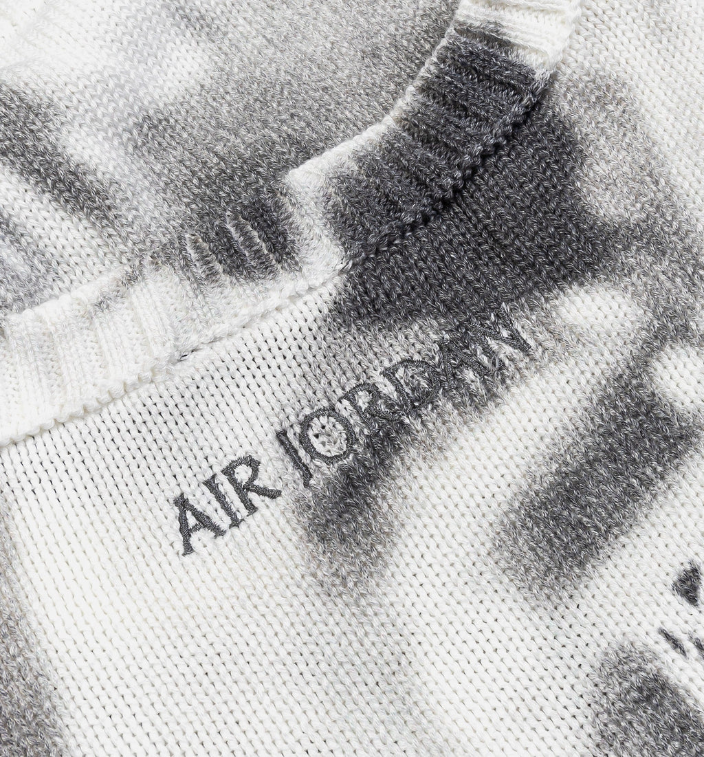 Air Jordan Knit Mens Sweater Sail Grey