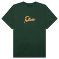 Script Tee Dark Green