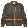 Nylon Twill Blouson Khaki