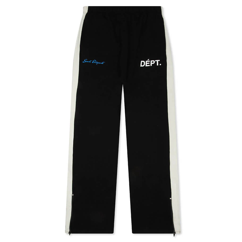 2K Fit Sweatpants Washed Black Off White
