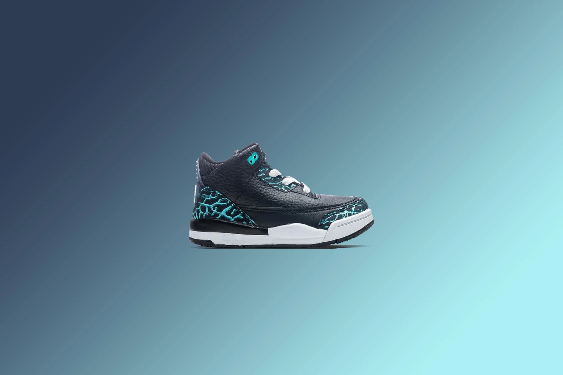 Air Jordan 3 Retro TD Moto Black Siren Red Hyper Jade