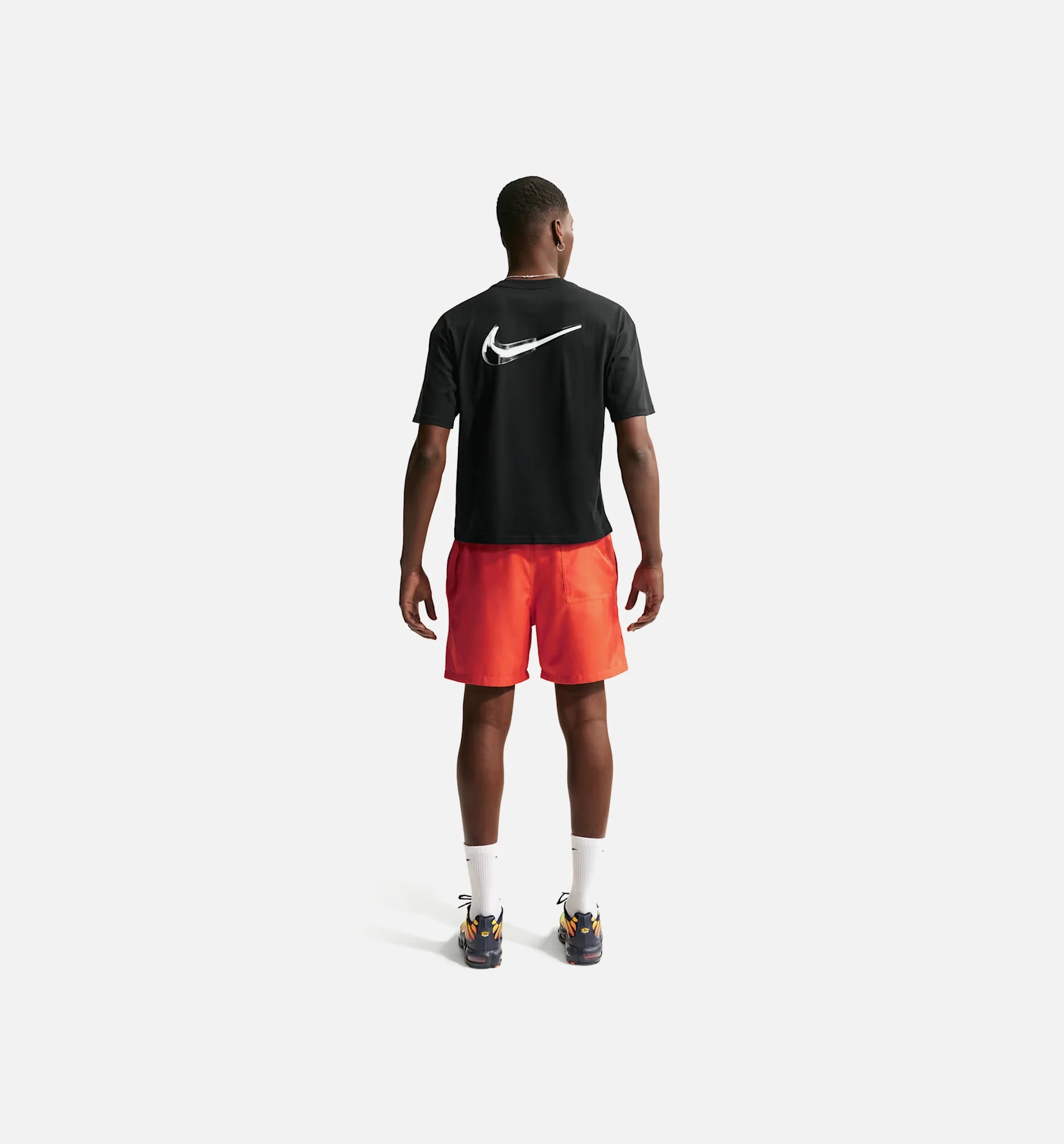 Sportwear Boxy Mens Short Sleeve Shirt Black
