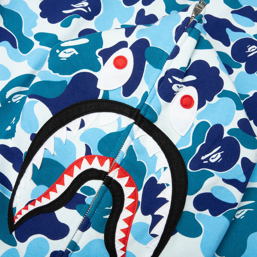 ABC Camo 2nd Shark Full Zip Hoodie Blue
