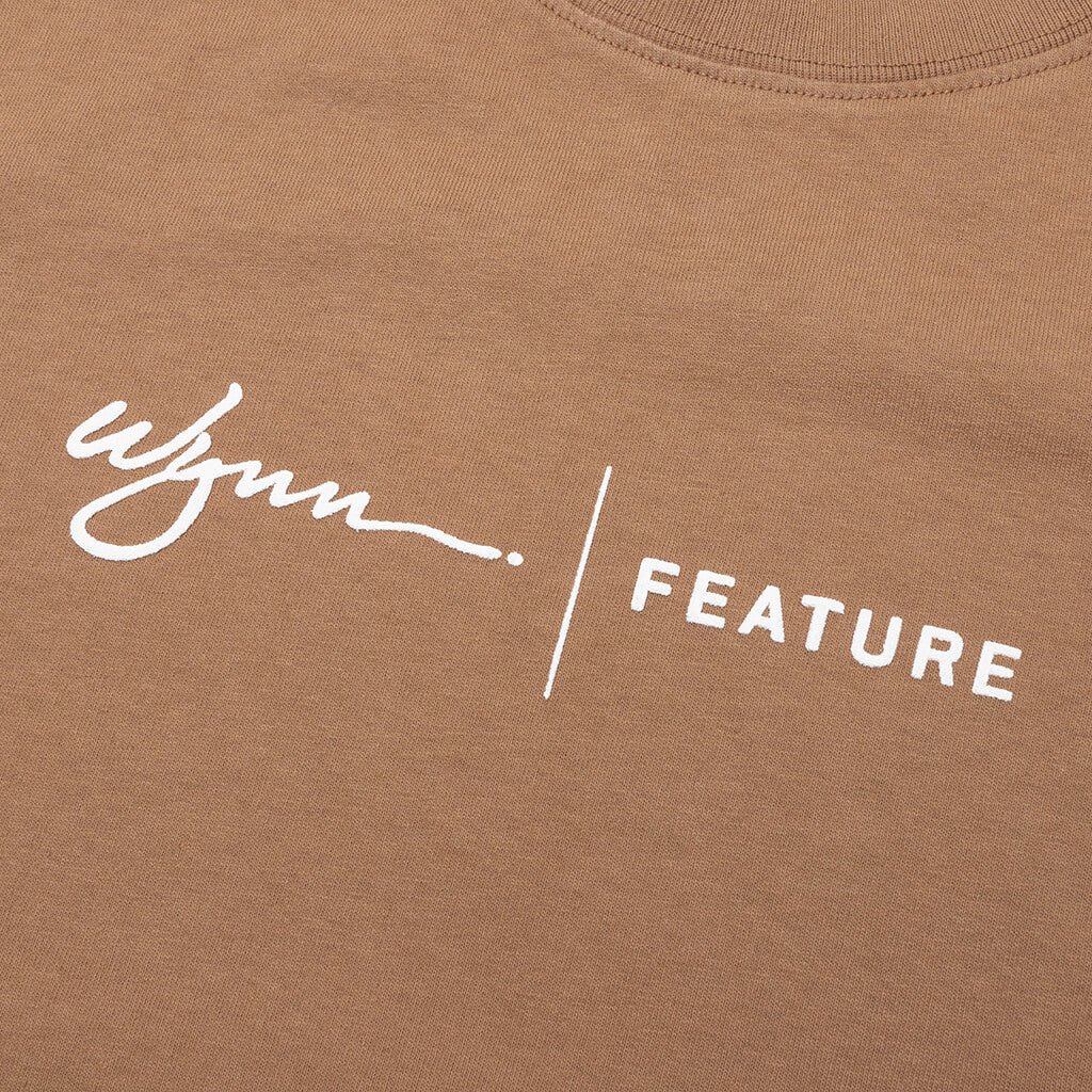 Feature x Wynn Logo Lock Up Tee Sea Turtle