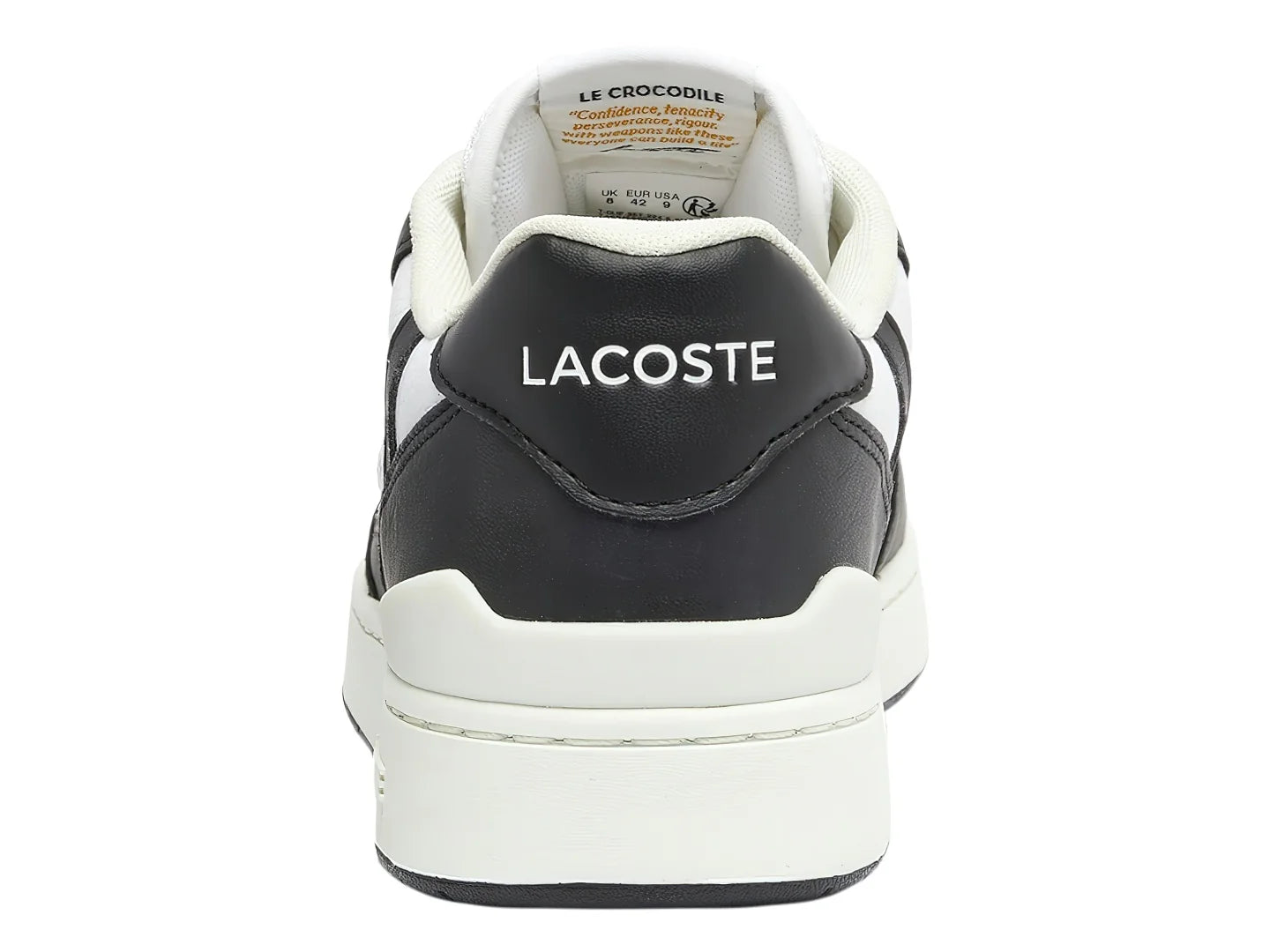 Tenis Lacoste T Clip Set Blanco y Negro para Hombre