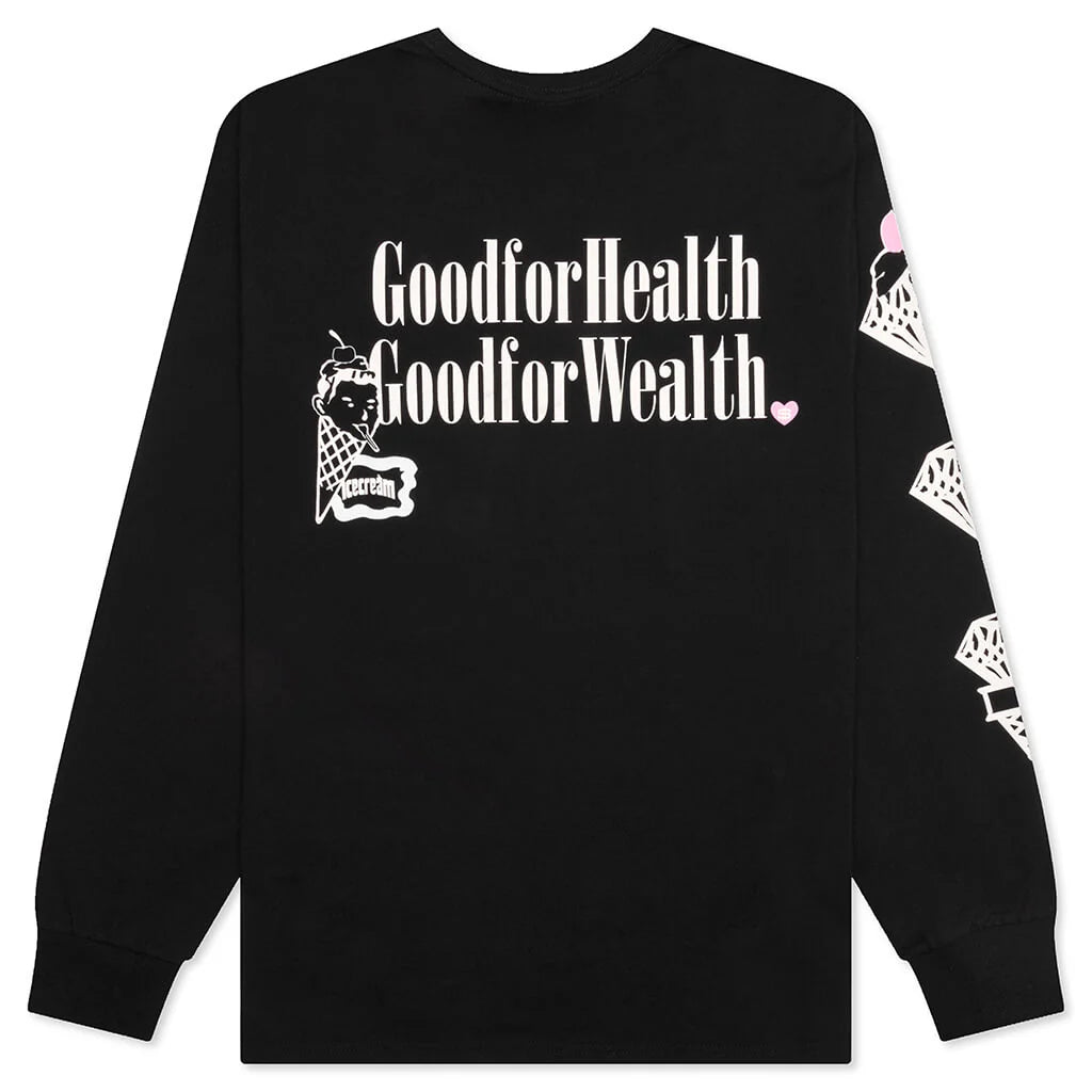 GFH GFW L S Tee Black