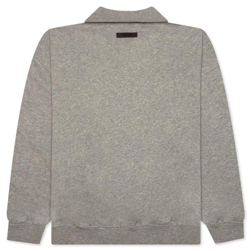 Core L S Polo Dark Oatmeal