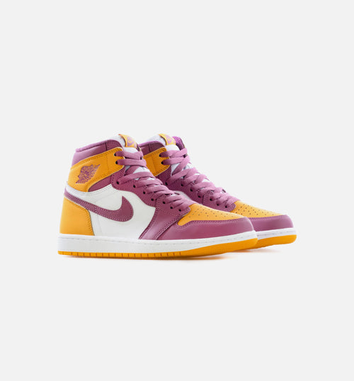 Air Jordan 1 Retro High OG Brotherhood Mens Lifestyle Shoe University Gold Light Bordeaux Limit One Per Customer