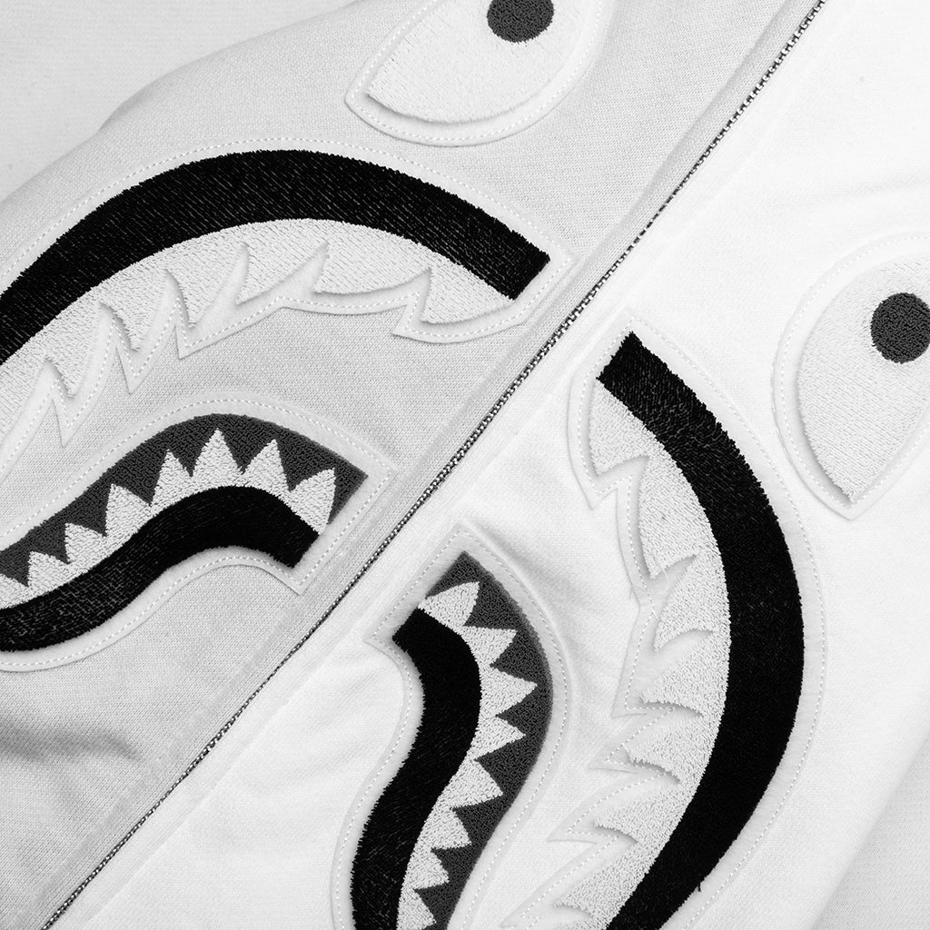 Shark Full Zip Hoodie 1 Gray