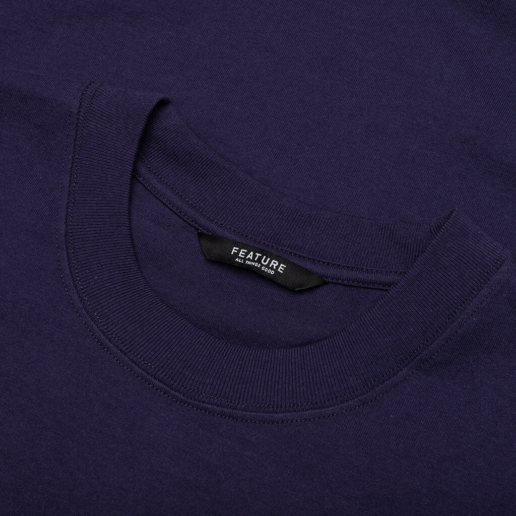 Feature x Wynn Plaza Tee Astral Aura Blue
