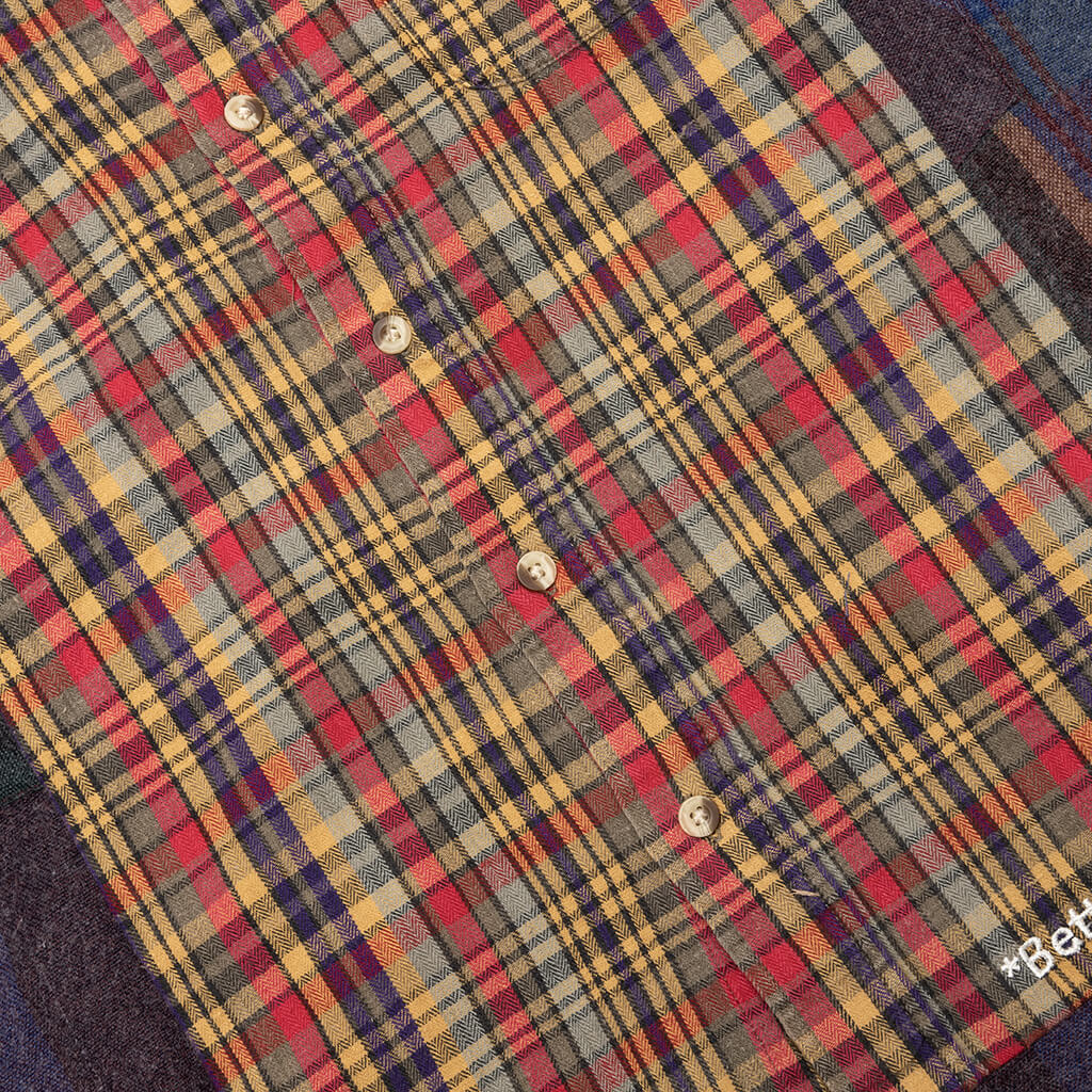 Re Tartan Flannel Shirt Multi