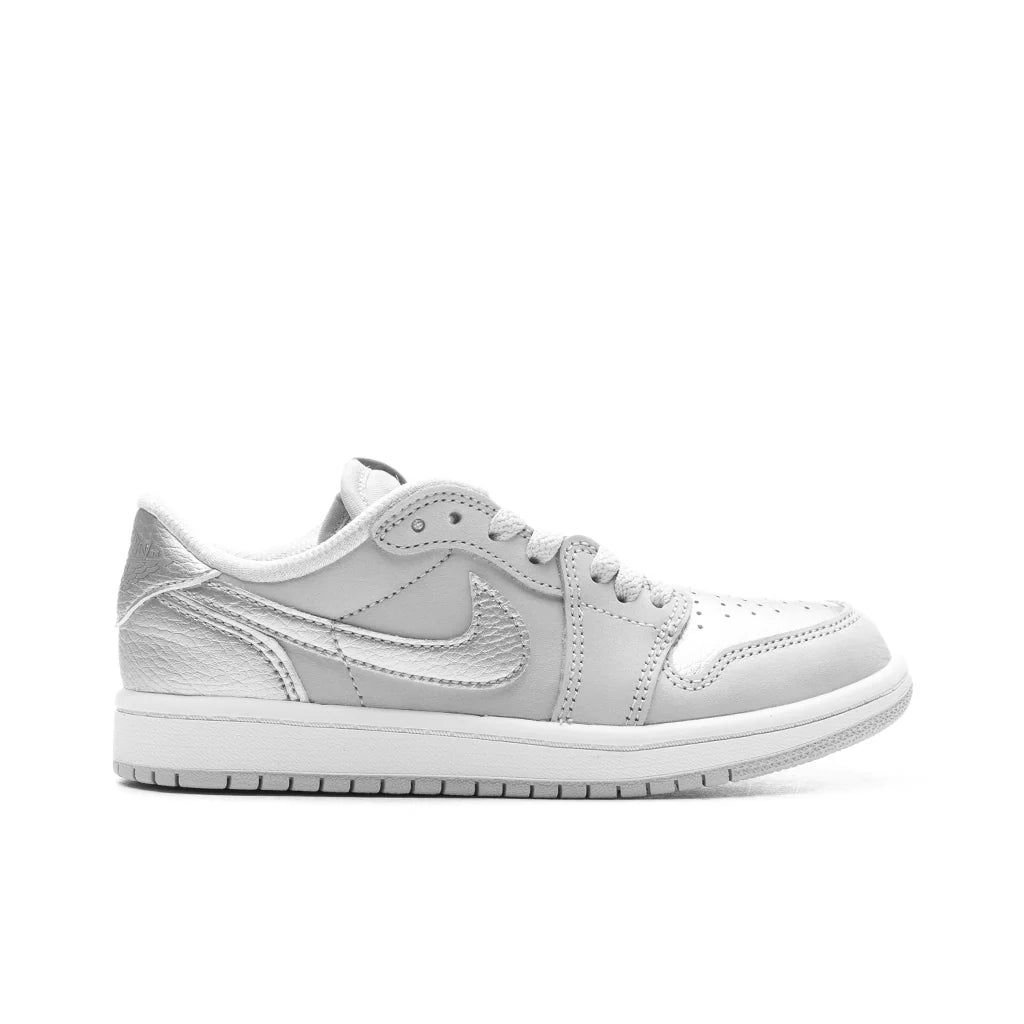 Air Jordan 1 Low OG Metallic Silver PS Neutral Grey Metallic Silver White