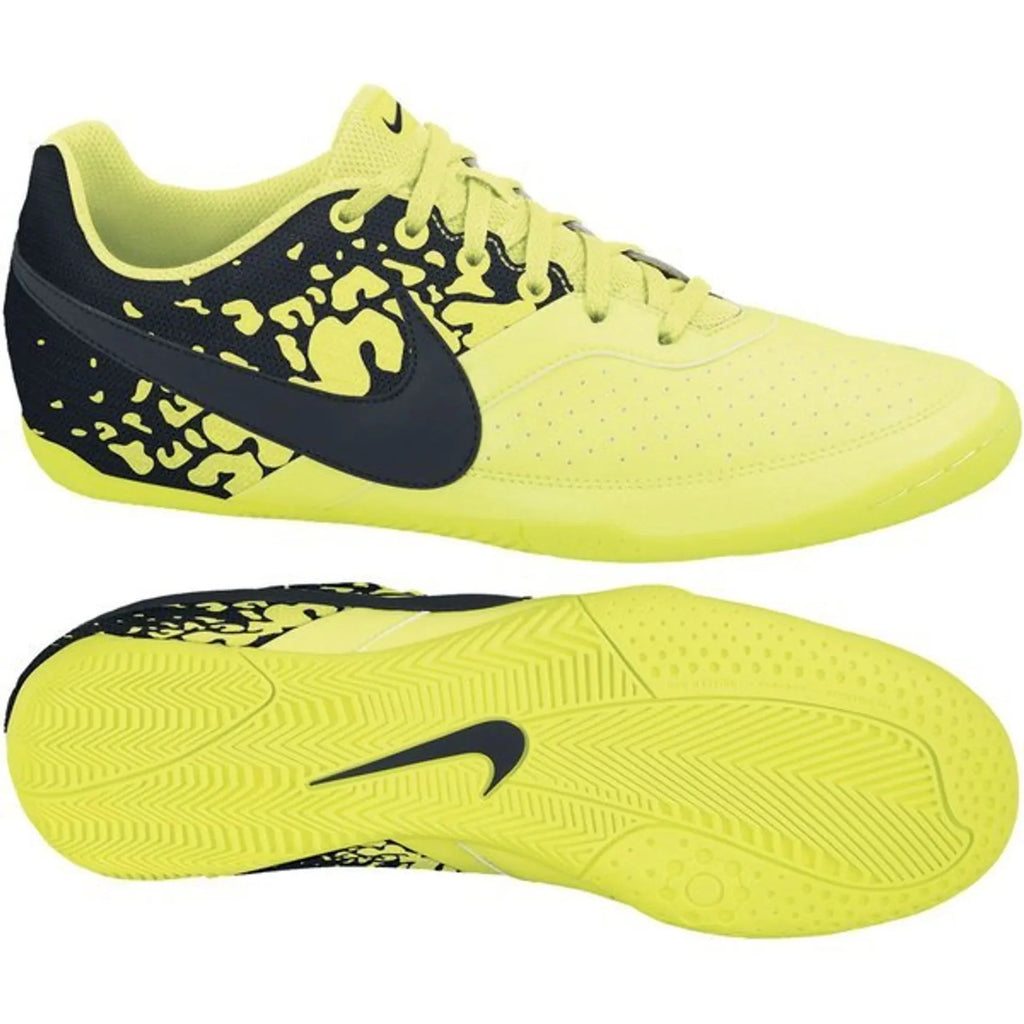 Nike JR Elastico II Indoor Soccer Shoes Volt Black