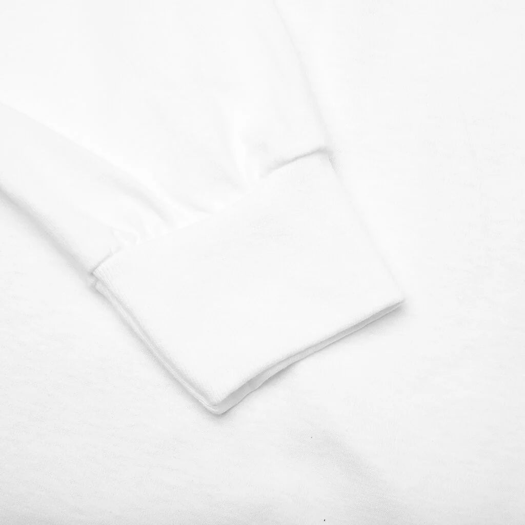 Basic Stussy L S Tee White