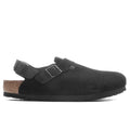 Narrow Tokio Suede Leather Black