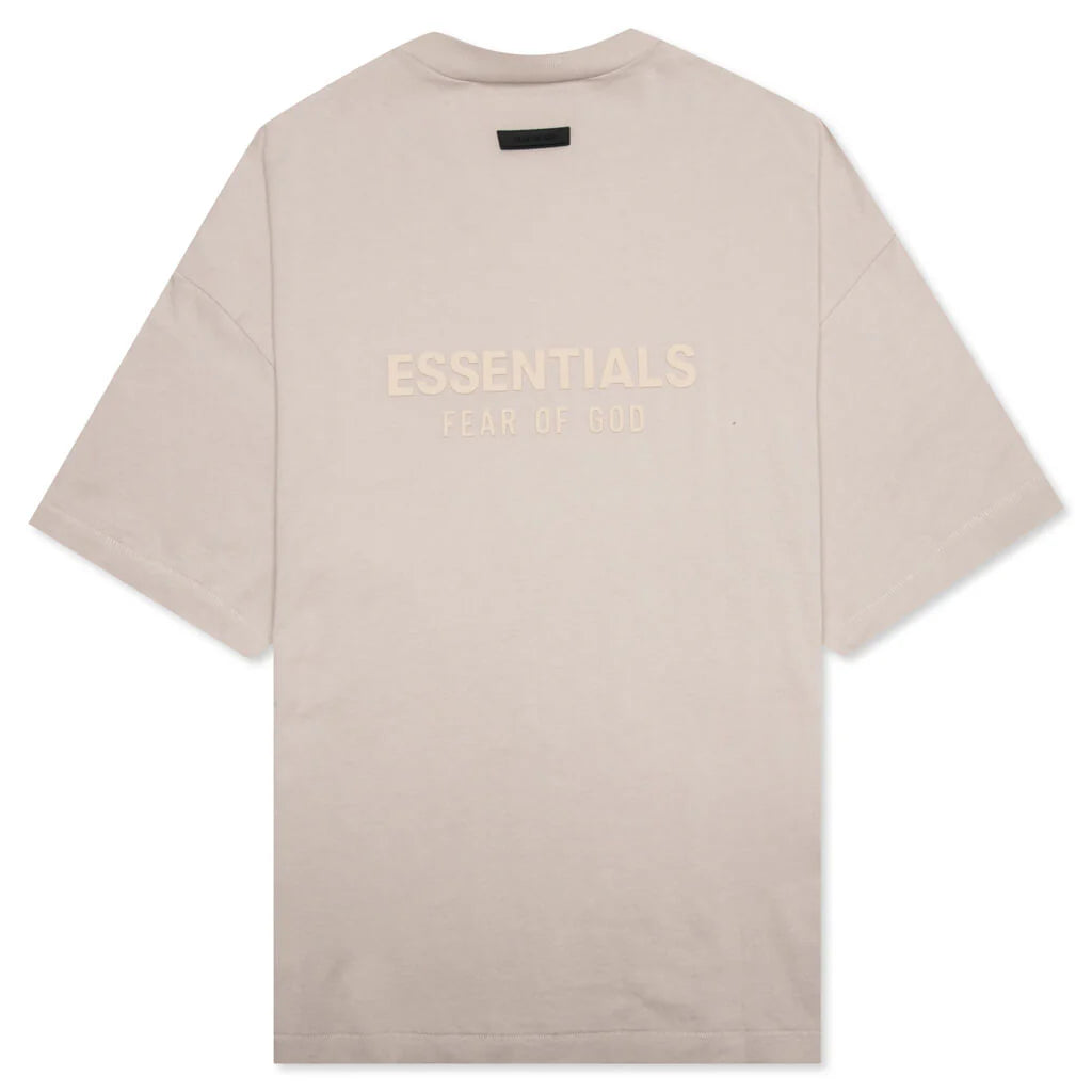 Essentials V Neck Silver Cloud