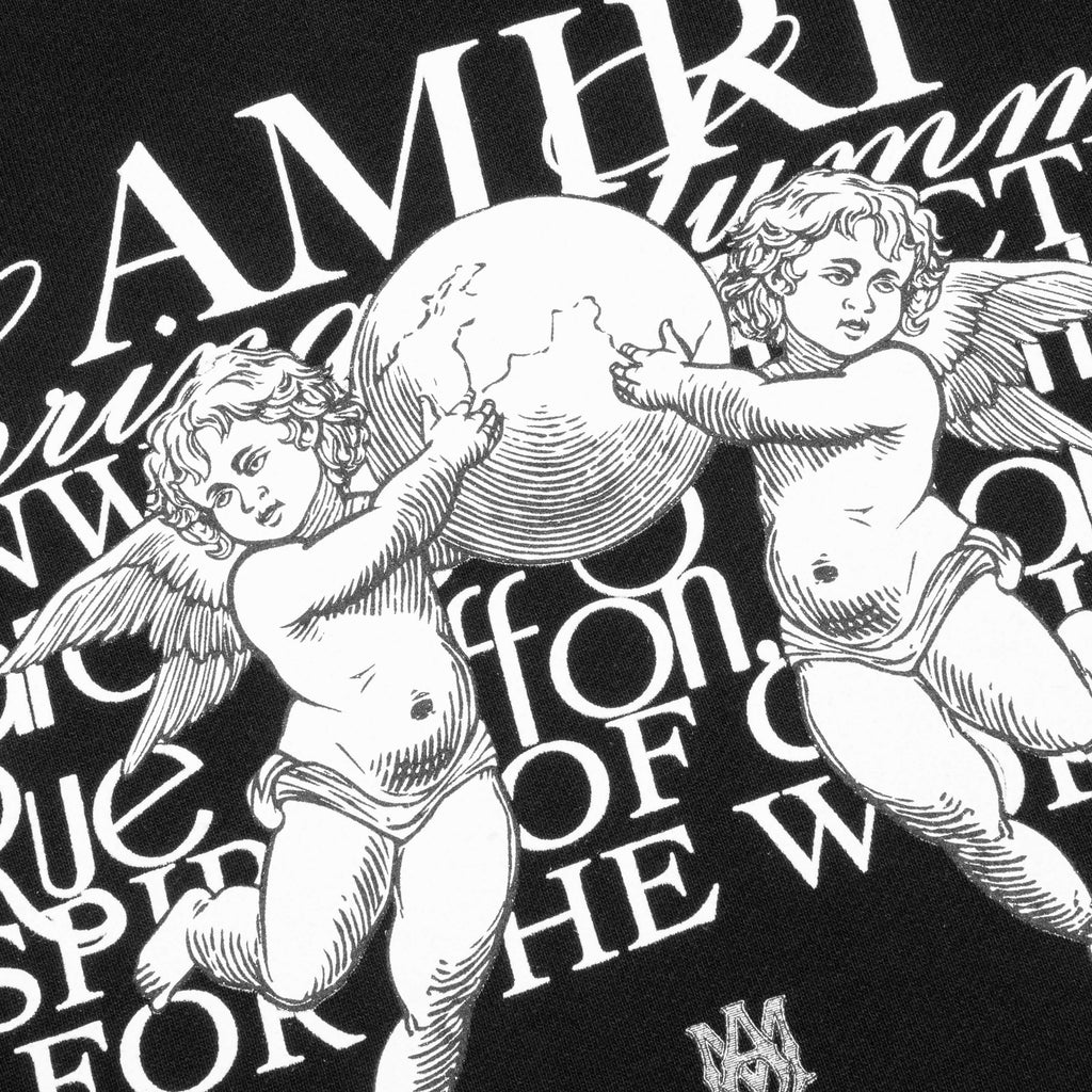 Cherub Text Hoodie Black