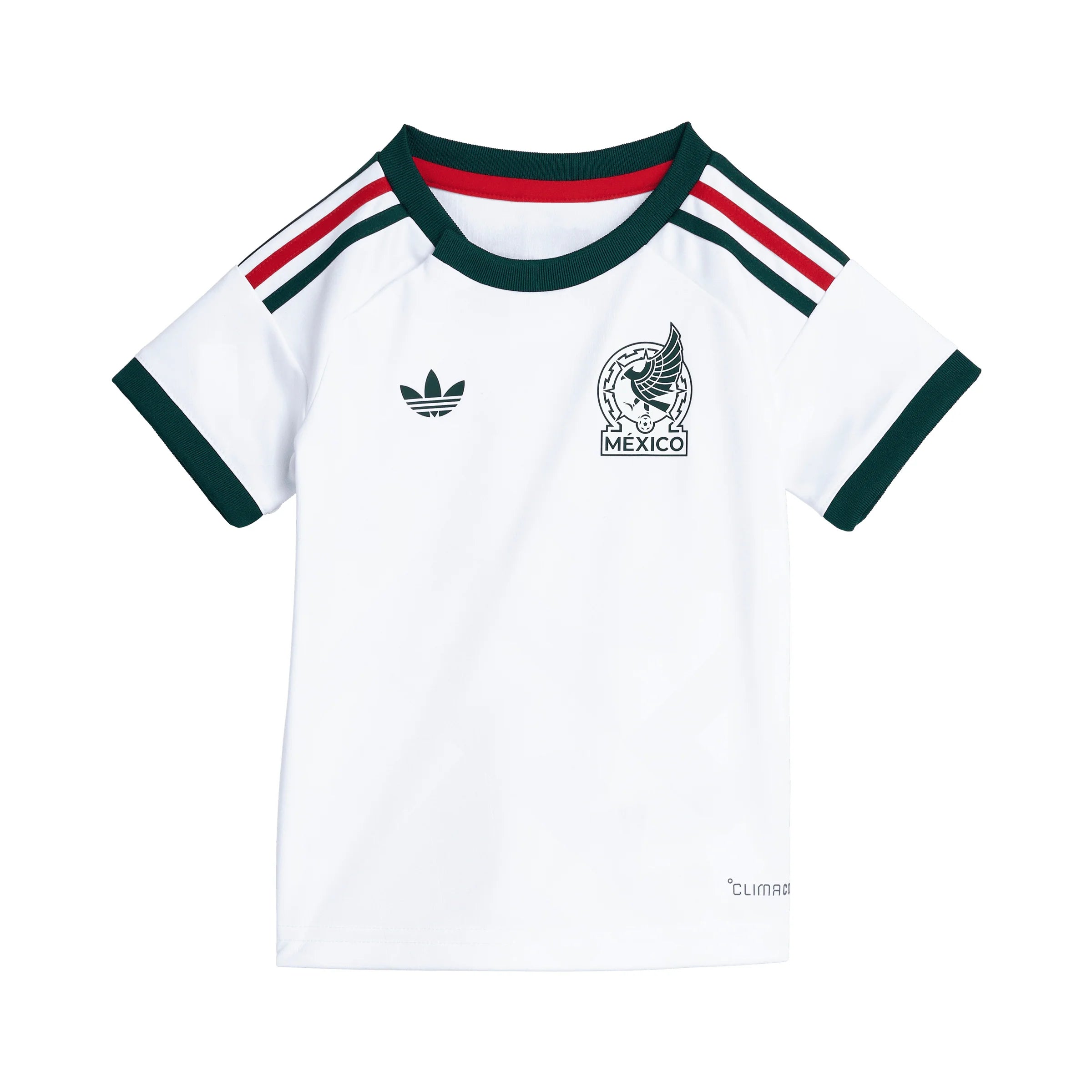 adidas Mexico Away Soccer Baby Kit 2026 White