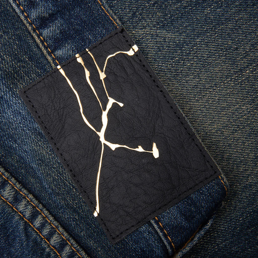 Showa Relaxed Jean Dirty Gold Repair