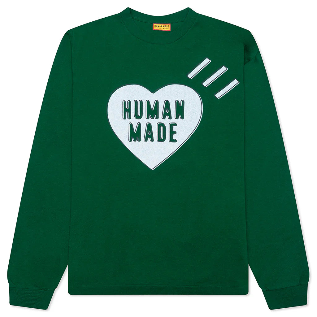 Graphic L S T Shirt 5 Green