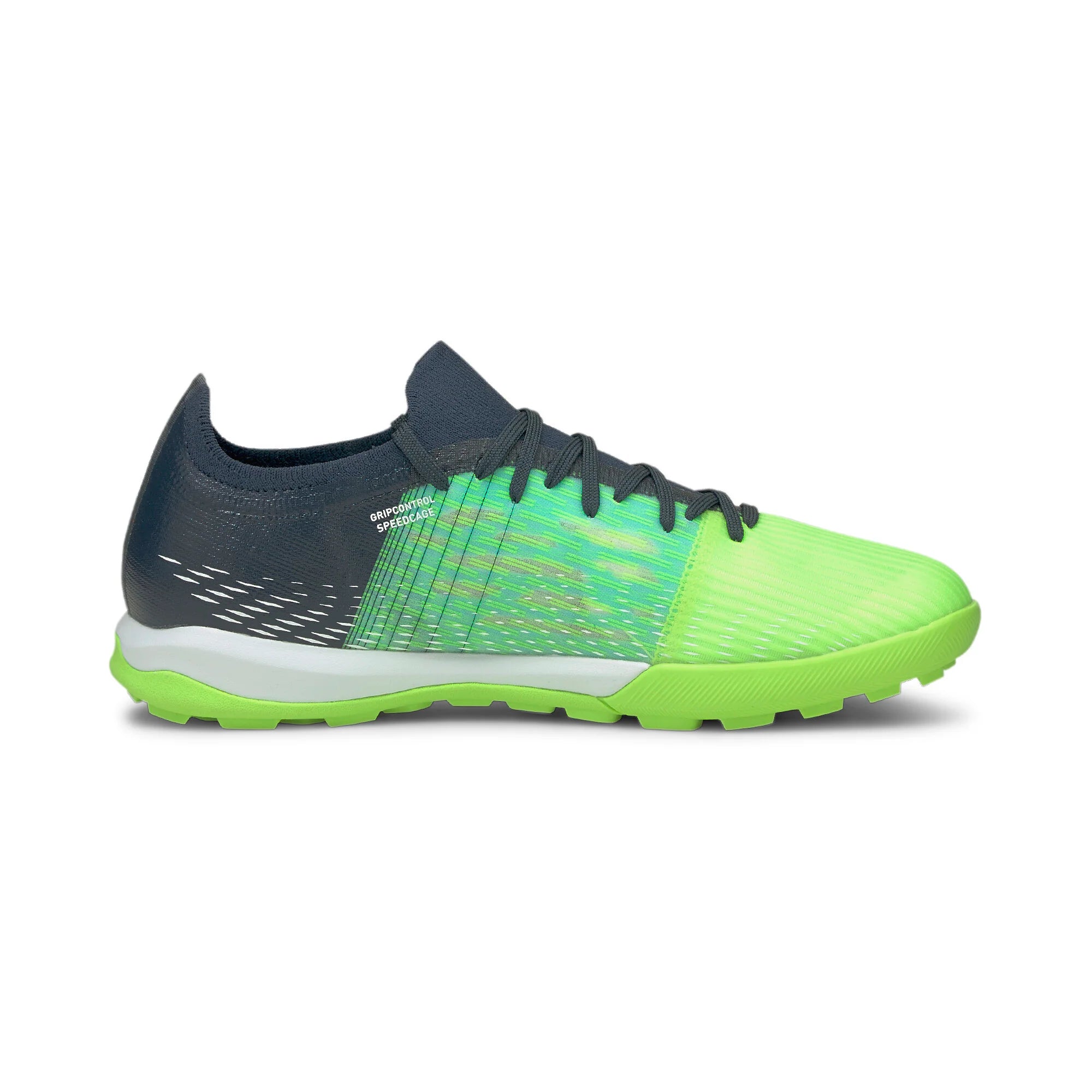 PUMA Ultra 33 TT Turf Soccer Cleats Green Glare Aqua