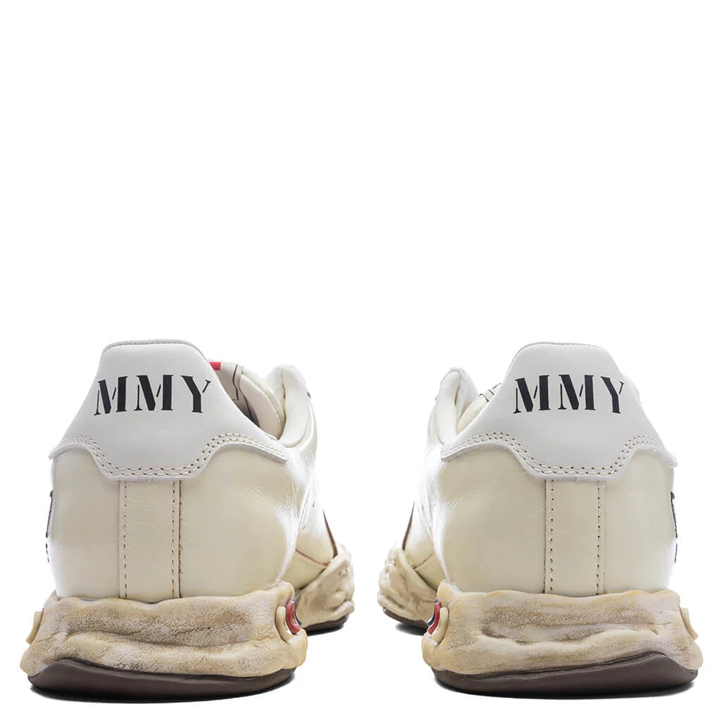Herbie Low OG Sole Wrinkled Leather White