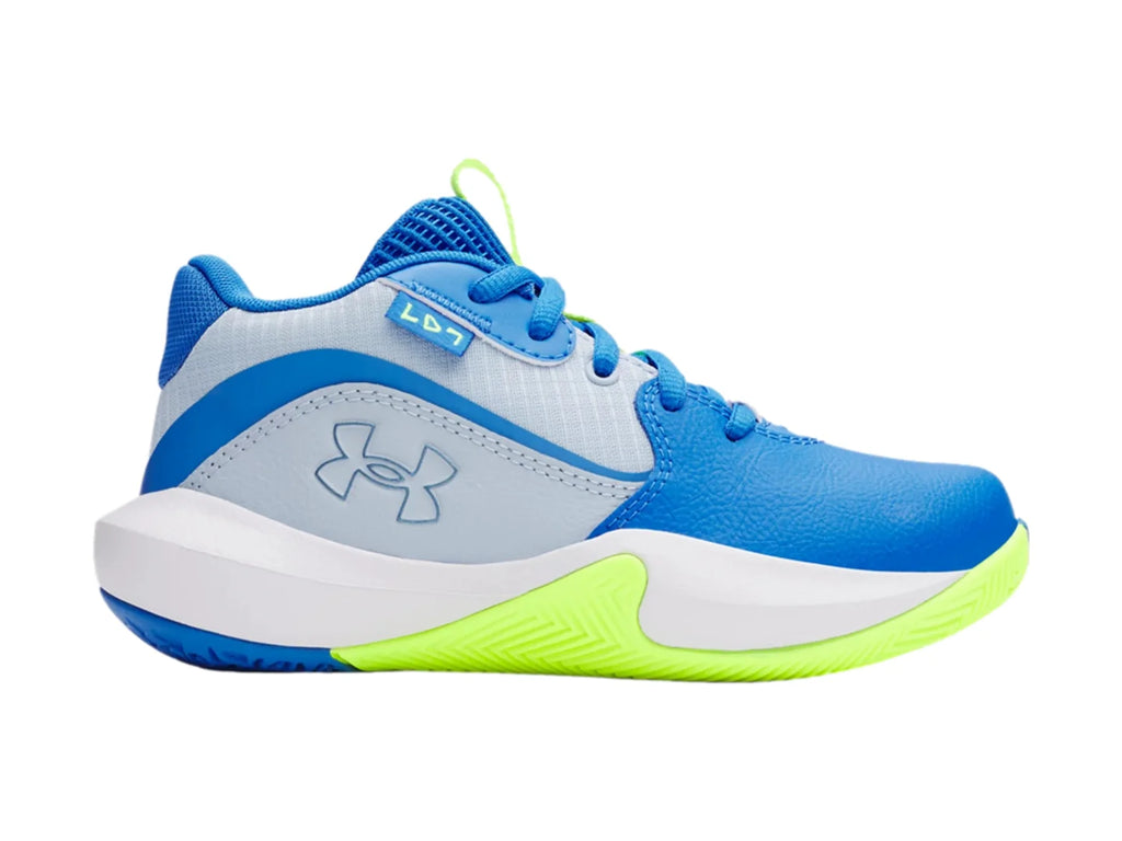 Tenis Under Armour PS Lockdown 7 Azul para Niño