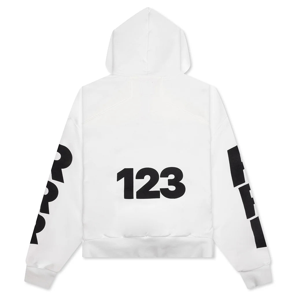 USO 123 CVA Zip Hoodie Max White