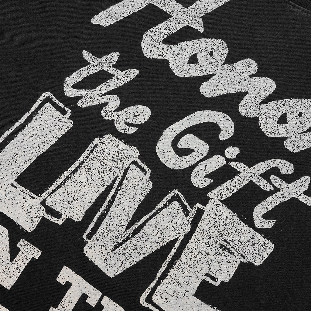 Live On The Air T Shirt Black