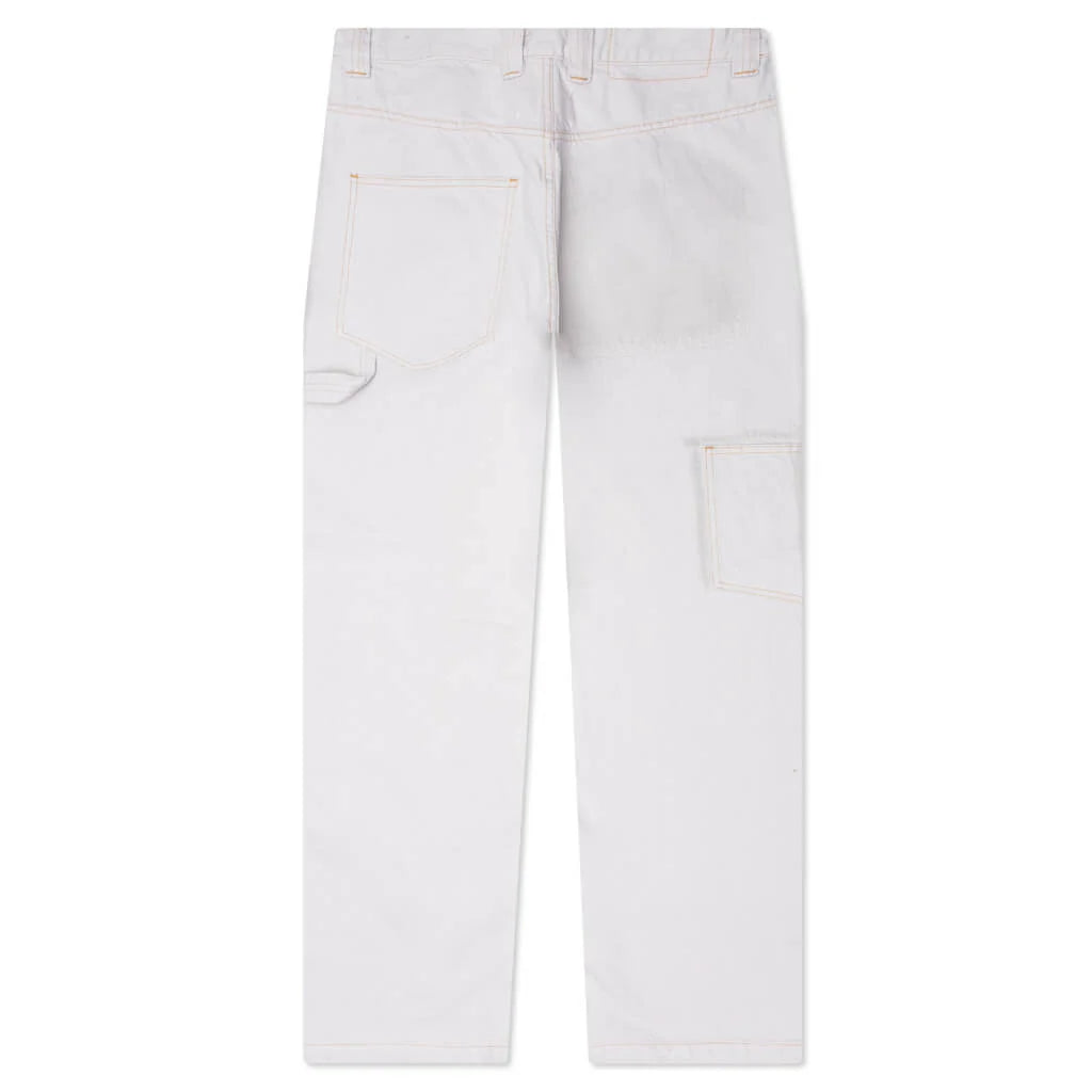 Chalk Selvedge Utility Jeans Ice
