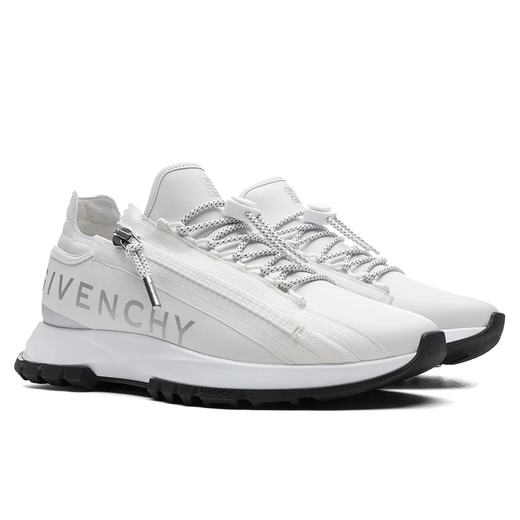 Spectre Zip Runners White Silvery
