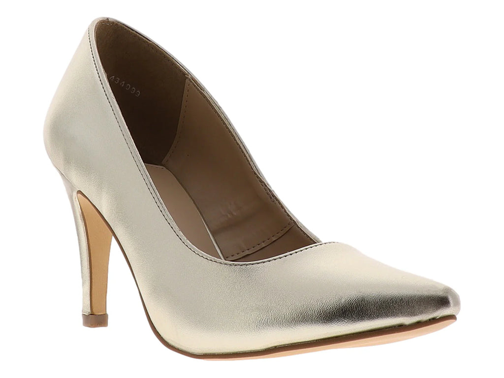 Zapatillas Stiletto Lady Paulina Color Oro para Mujer