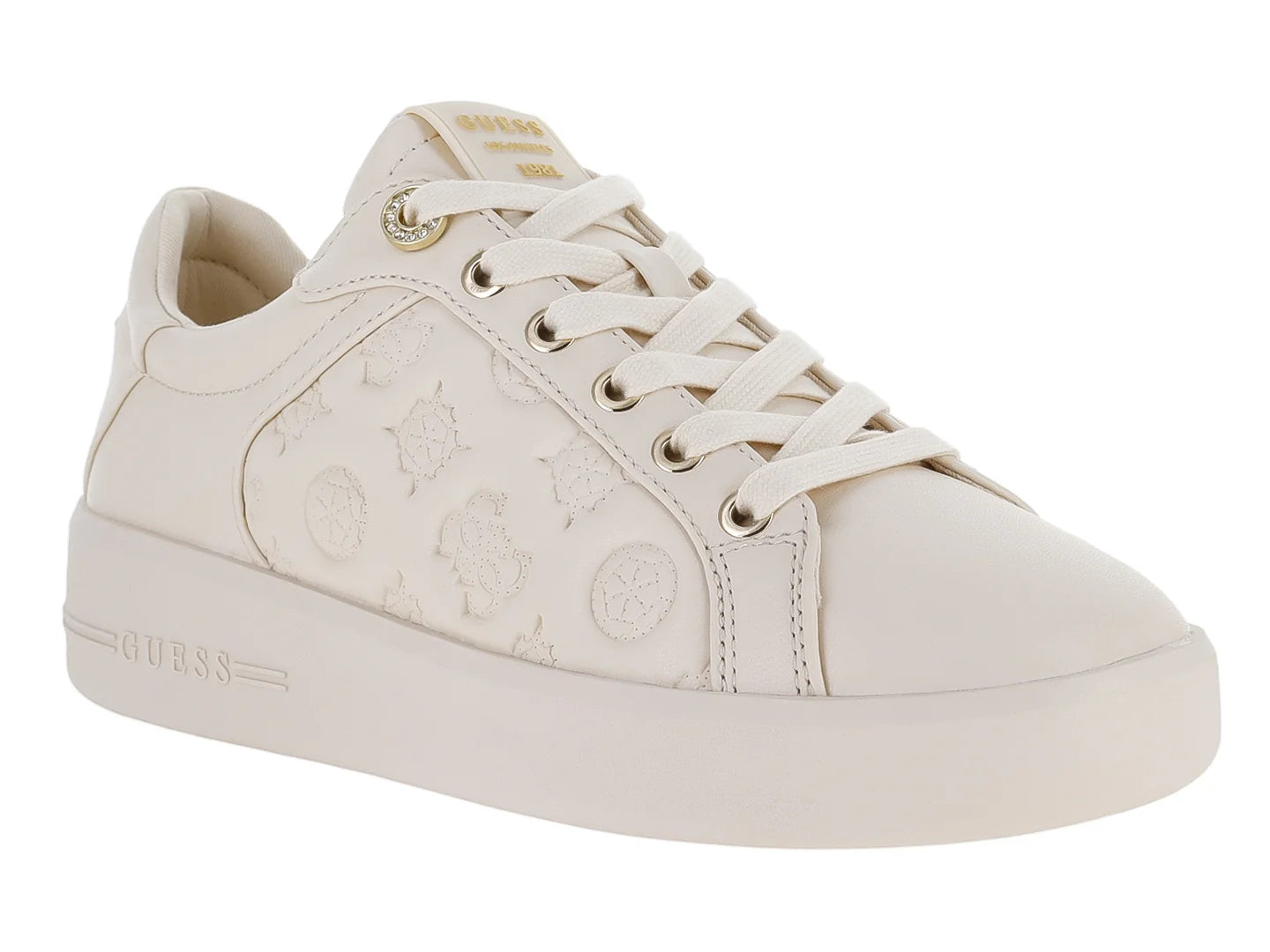 Sandalias Guess Ronii Color Crema para Mujer