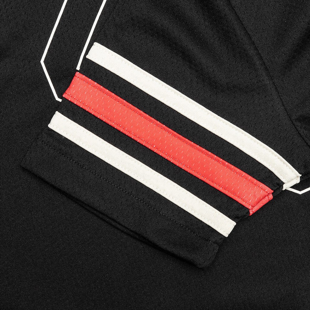 Kids Oversized Game Jersey S S Knit Black