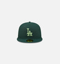 Los Angeles Dodgers State Fruit 59FIFTY Fitted Cap Mens Hat Green