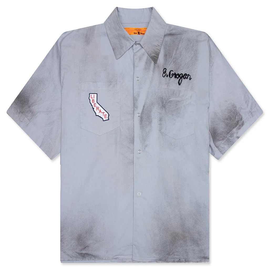 House Of Richard Mechanic Shirt Baby Blue