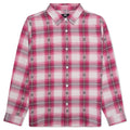 Motif Plaid Shirt Pink
