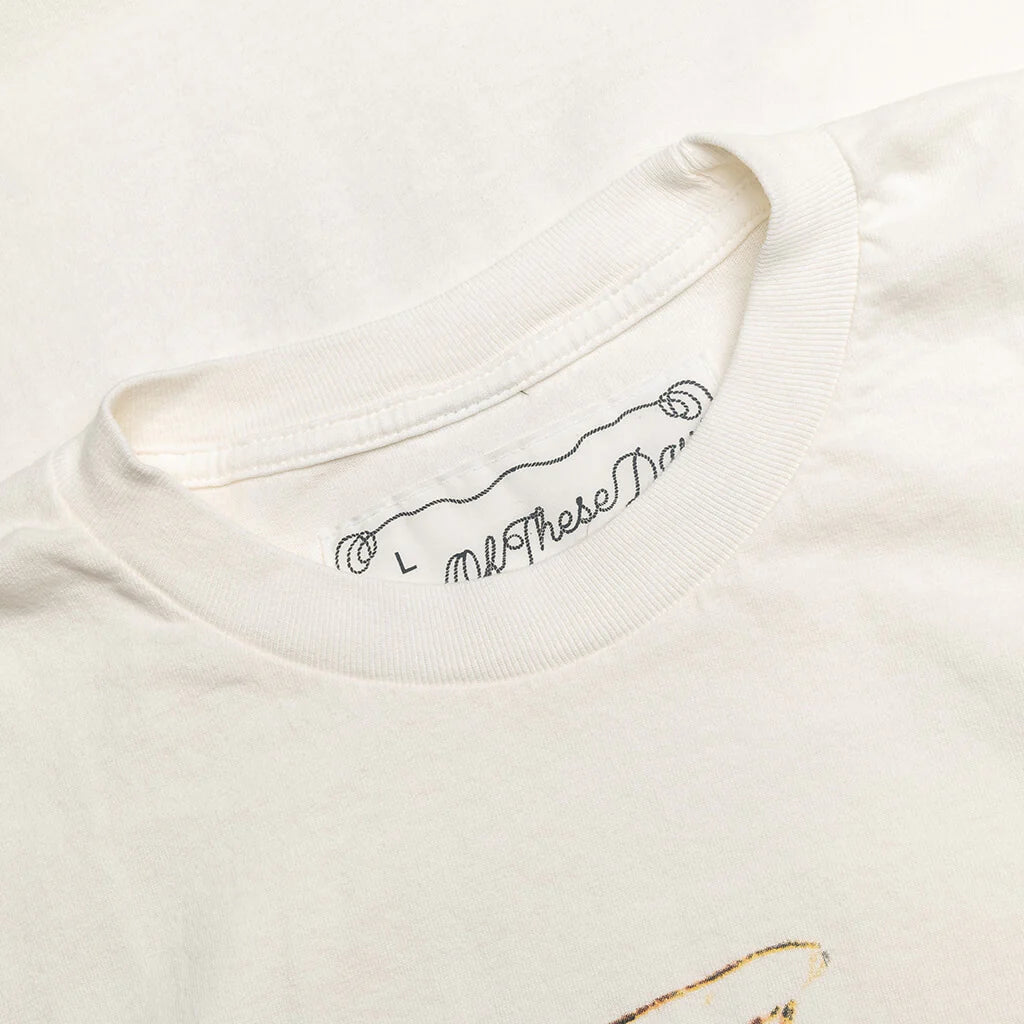 Burns Much Brighter S S T Shirt Bone