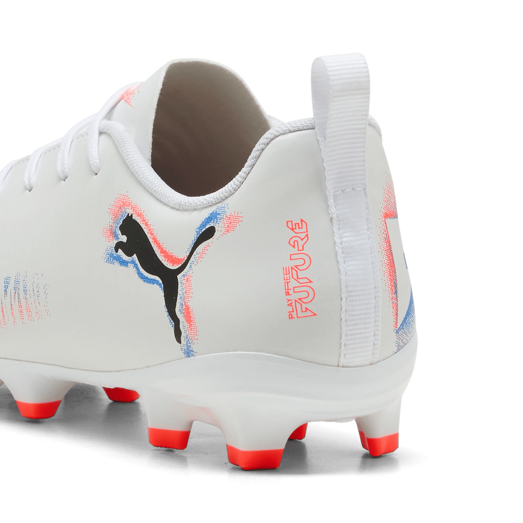 PUMA Future 8 Play FG AG Youth Soccer Cleats White Black