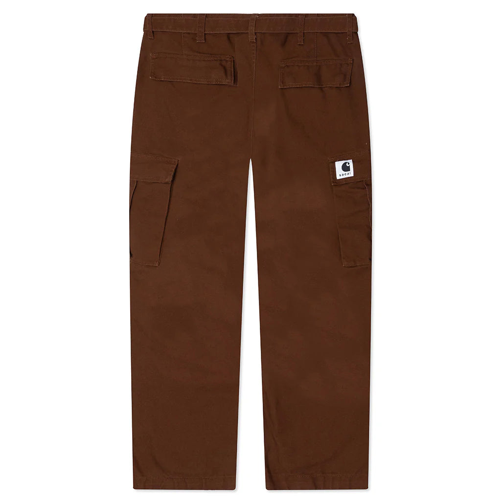 Sacai x Carhartt WIP Duck Pants Dark Beige